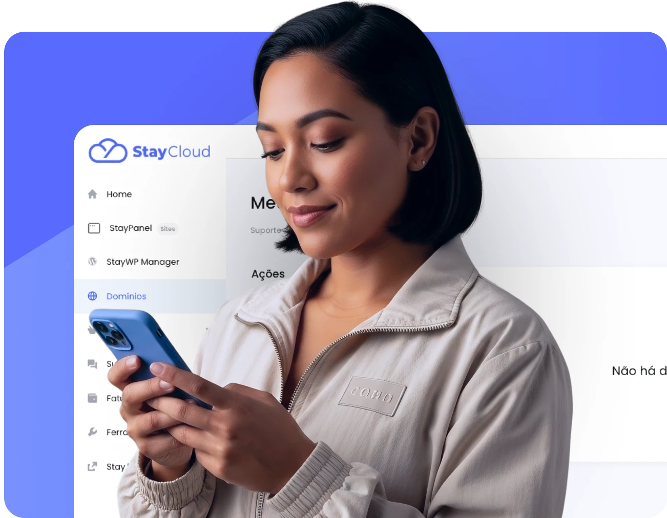 Painel staycloud simples